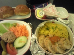 アルジェリア航空の機内食
