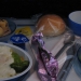 ブリティッシュ・エアウェイズの機内食の写真