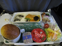 アリタリア航空の機内食