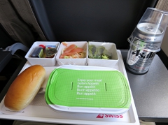 スイスインターナショナルエアラインズの機内食