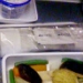 シンガポール航空の機内食の写真