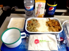 ビーマン・バングラデシュ航空の機内食