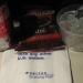 ユナイテッド航空の機内食の写真