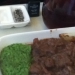 ニュージーランド航空の機内食の写真
