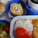 MIATモンゴル航空の機内食の写真