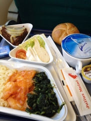 オーストリア航空の機内食