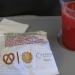 アリタリア航空の機内食の写真