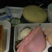 アリタリア航空の機内食の写真