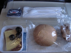 ウラジオストク航空の機内食