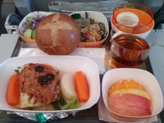 エバー航空の機内食