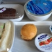 エミレーツ航空の機内食の写真