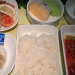 上海航空の機内食の写真