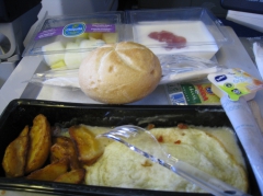 KLMオランダ航空の機内食