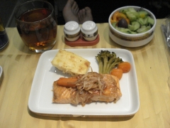 エジプト航空の機内食