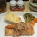 エジプト航空の機内食の写真