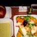 デルタ航空の機内食の写真