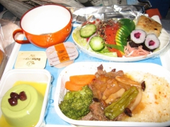 アエロフロート・ロシア航空の機内食