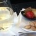ニュージーランド航空の機内食の写真