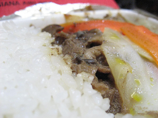 アシアナ航空の機内食の写真2