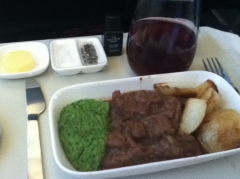 ニュージーランド航空の機内食