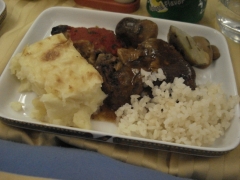 エジプト航空の機内食