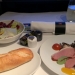 エア・カナダの機内食の写真