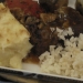 エジプト航空の機内食の写真