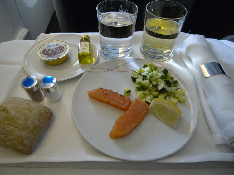 エールフランスの機内食の写真2