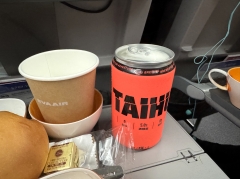 エバー航空の機内食（台北松山空港（TSA） - 羽田空港（HND)）
