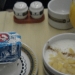 エジプト航空の機内食の写真