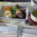 チャイナエアラインの機内食の写真