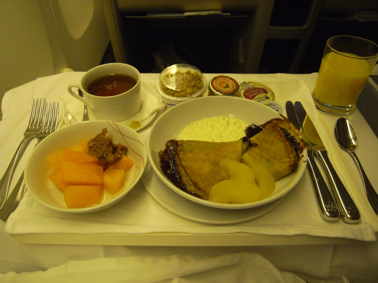 エールフランスの機内食の写真4