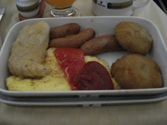 エジプト航空の機内食