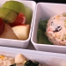 スイスインターナショナルエアラインズの機内食の写真