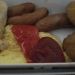 エジプト航空の機内食の写真