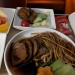 中国東方航空の機内食の写真