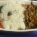 トランスアジア航空の機内食の写真